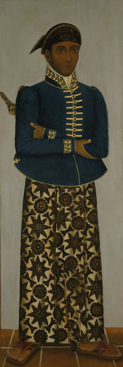 Oficial do tribunal javanês, c.1820-70 de Javanese School