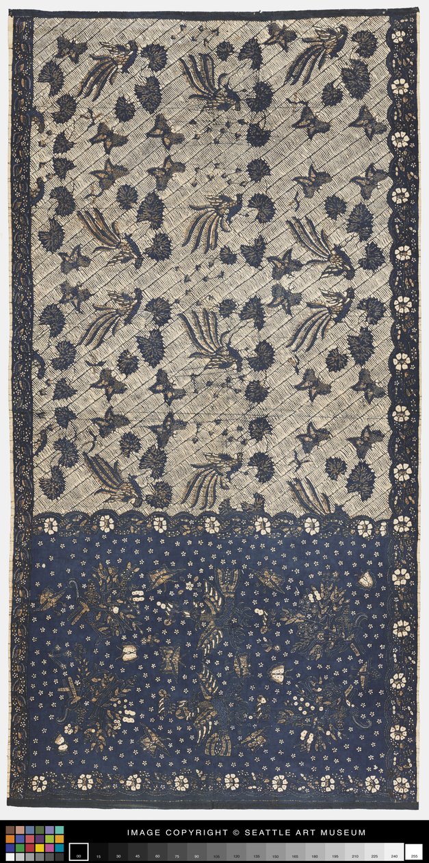 Sarong (kain kapala) de Javanese School