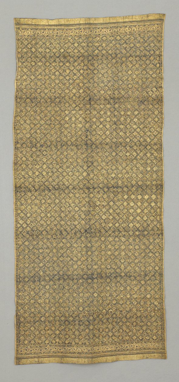 Sarong (cabeça de pano) de Javanese School