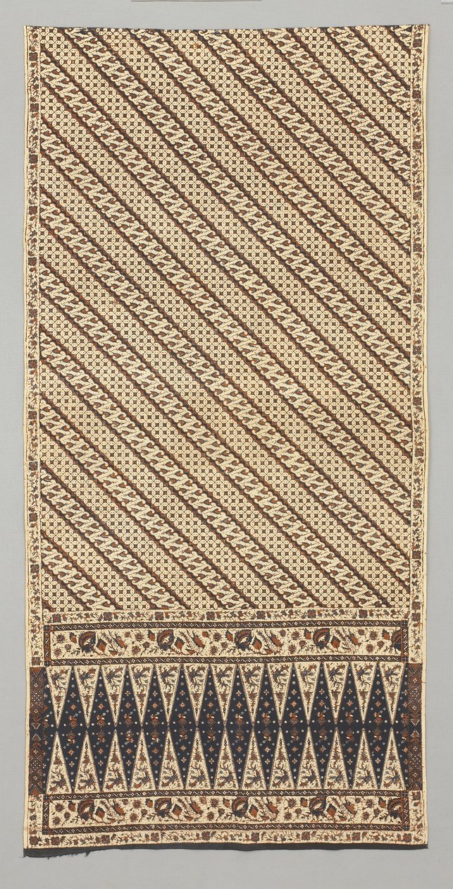 Sarong (cabeça de pano) de Javanese School