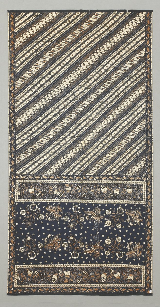 Sarong (cabeça de pano) de Javanese School