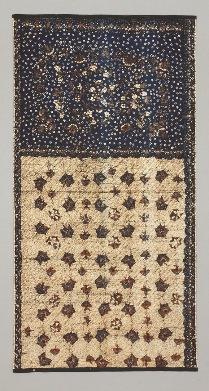 Sarong (cabeça de pano) de Javanese School
