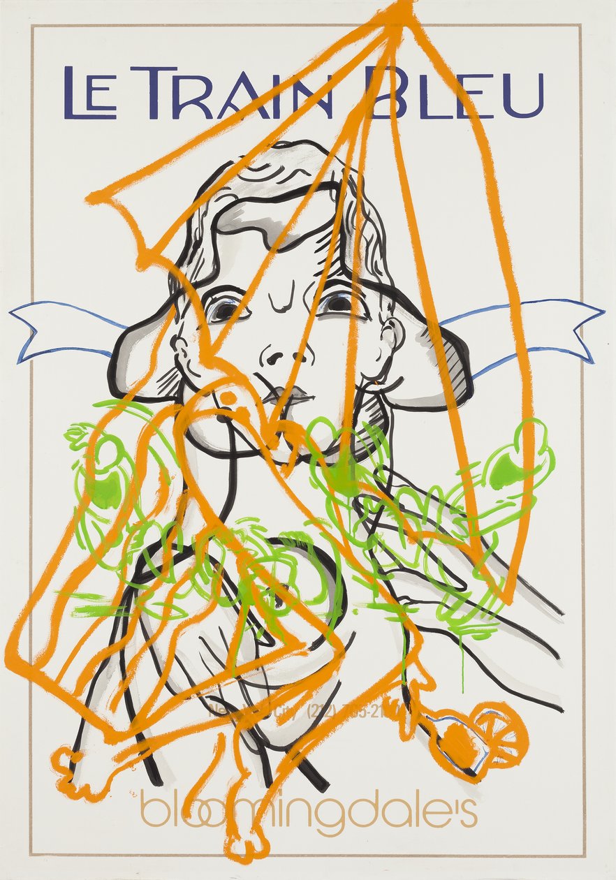 Avant Garde Sunscreen, 2012 (técnica mista sobre papel para aguarela montado em painel com receita no verso) de Jay Batlle