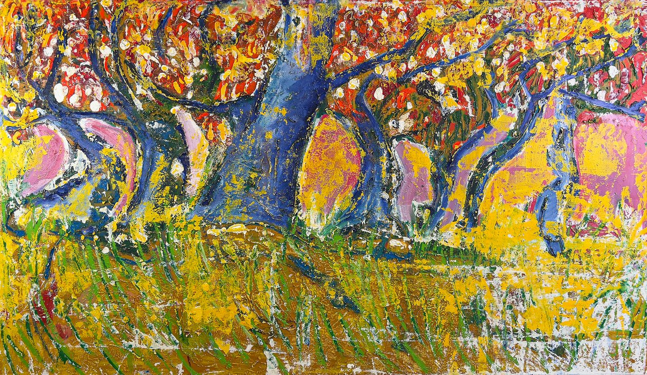 Canicule (Onda de calor), 2022 (óleo sobre tela) de Jay Batlle