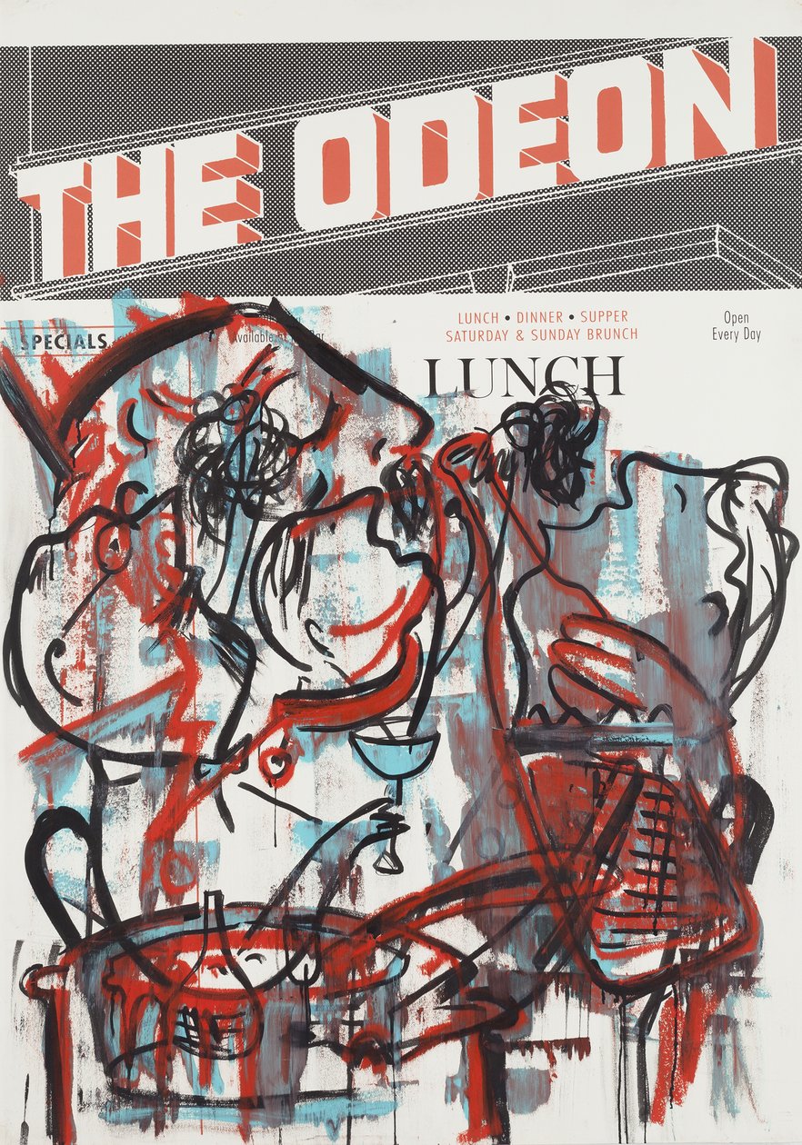 Cassoulet, 2012 (técnica mista sobre papel para aguarela montado num painel com receita no verso) de Jay Batlle
