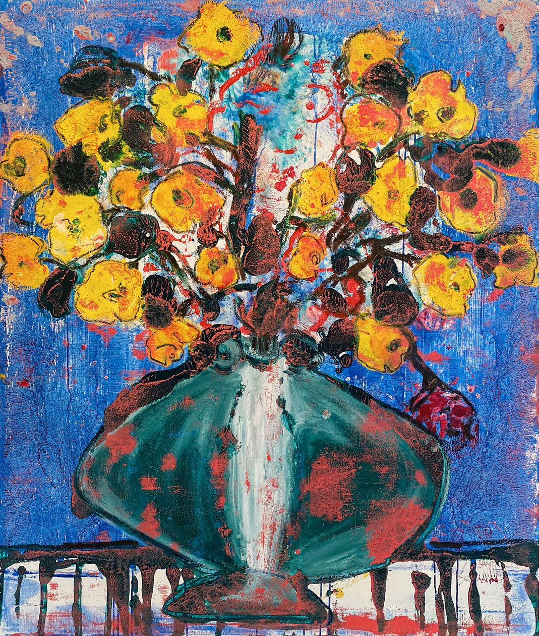 Fleur De Sel No. 19 Hiding In Plain Sight, 2021 (óleo sobre tela) de Jay Batlle