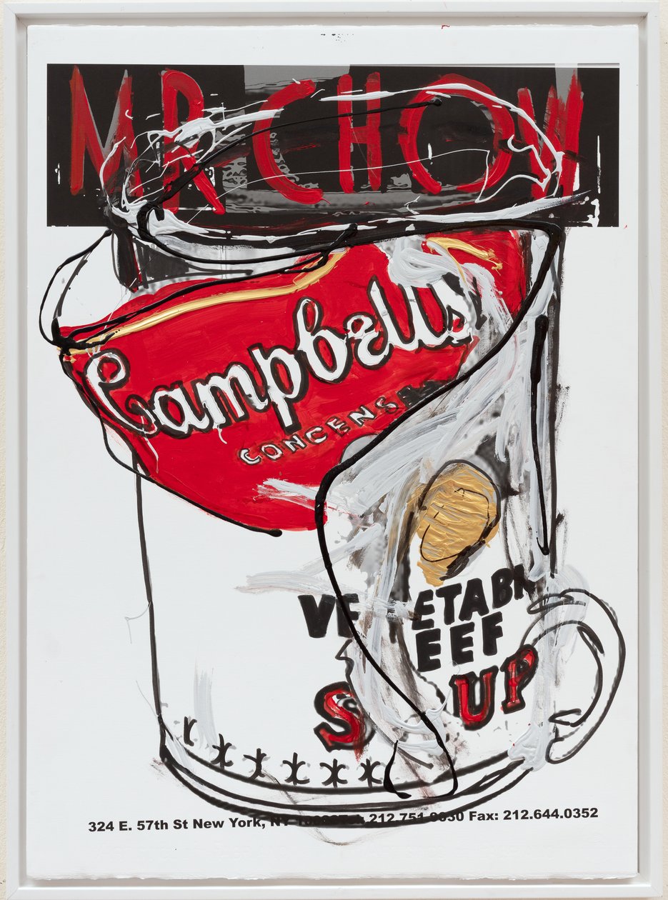Soup Can 4 Chinese, 2019 (tinta de casa e tinta sobre tela) de Jay Batlle