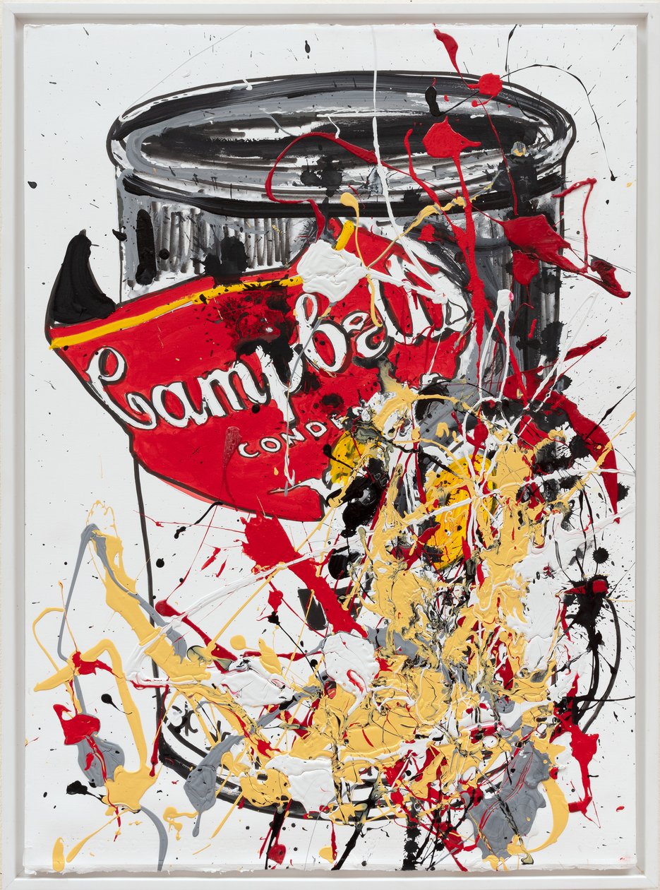 Soup Can 8 Prime, 2019 (tinta de casa e tinta sobre tela) de Jay Batlle