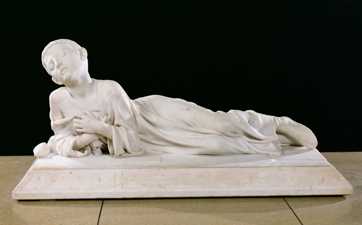 Tarcísio, Mártir Cristão, 1868 (mármore) de Jean Alexandre Joseph Falguiere