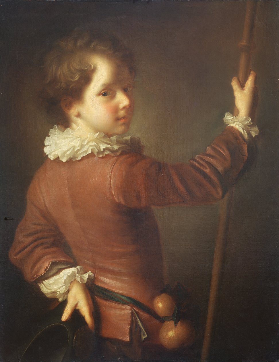 Retrato de um jovem peregrino, 1725 de Jean Alexis Grimou