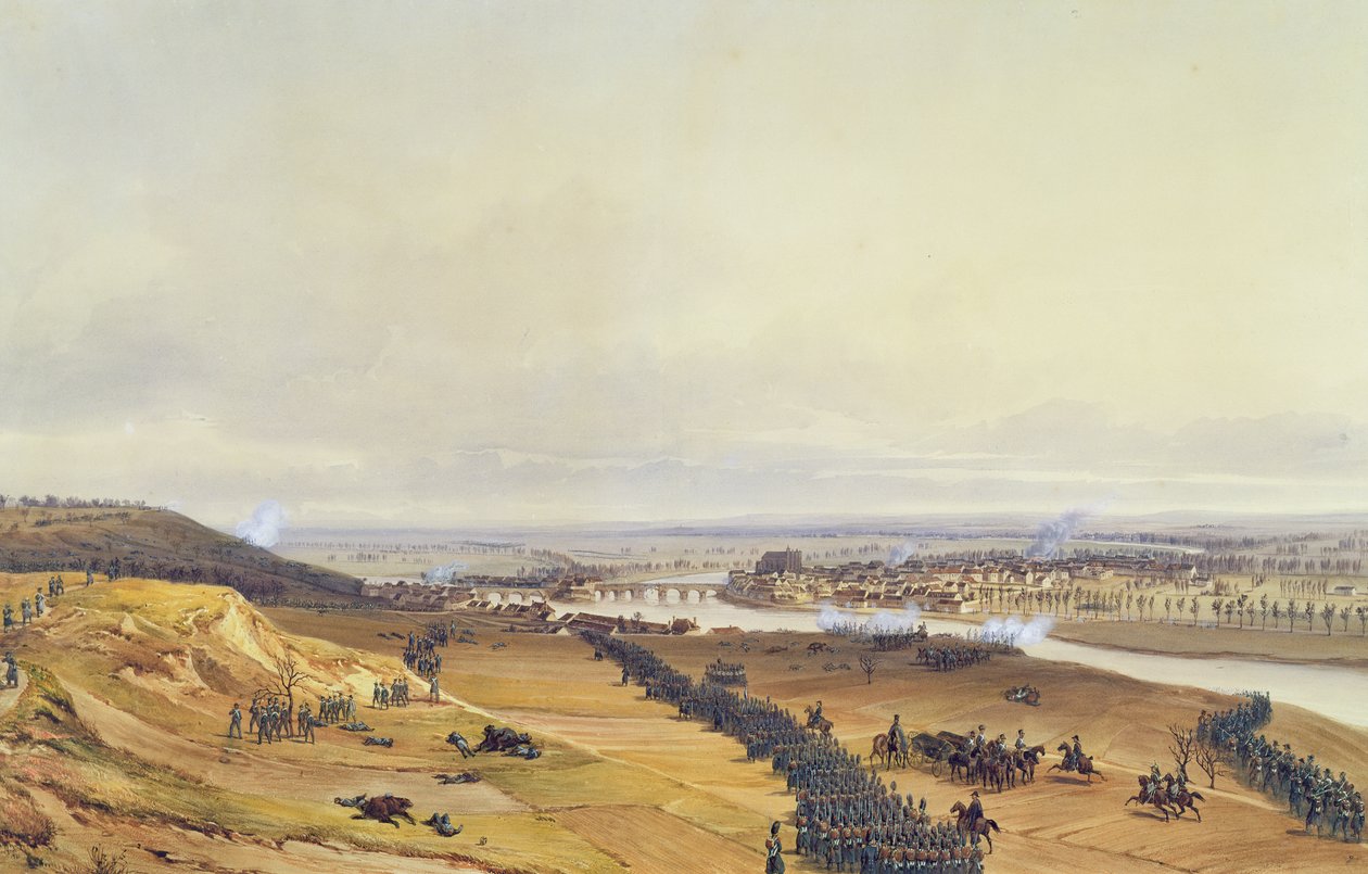 Batalha de Montereau, 18 de fevereiro de 1814, 1840 de Jean Antoine Simeon Fort