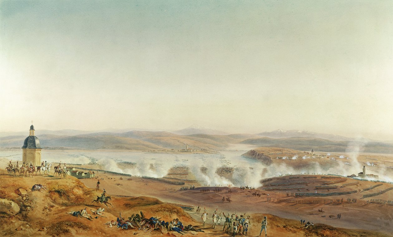 A Batalha de Austerlitz, 2 de dezembro de 1805, quatro horas de Jean Antoine Simeon Fort