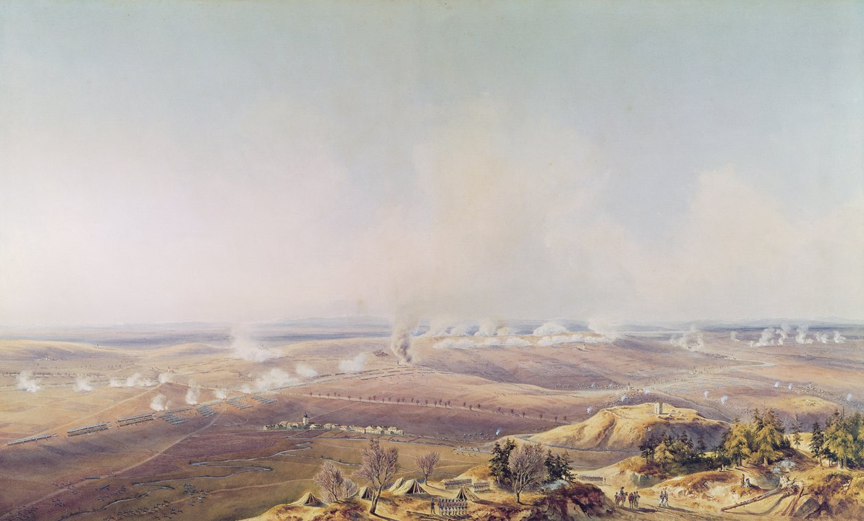 A Batalha de Austerlitz, 2 de dezembro de 1805, dez horas, 1835 de Jean Antoine Simeon Fort
