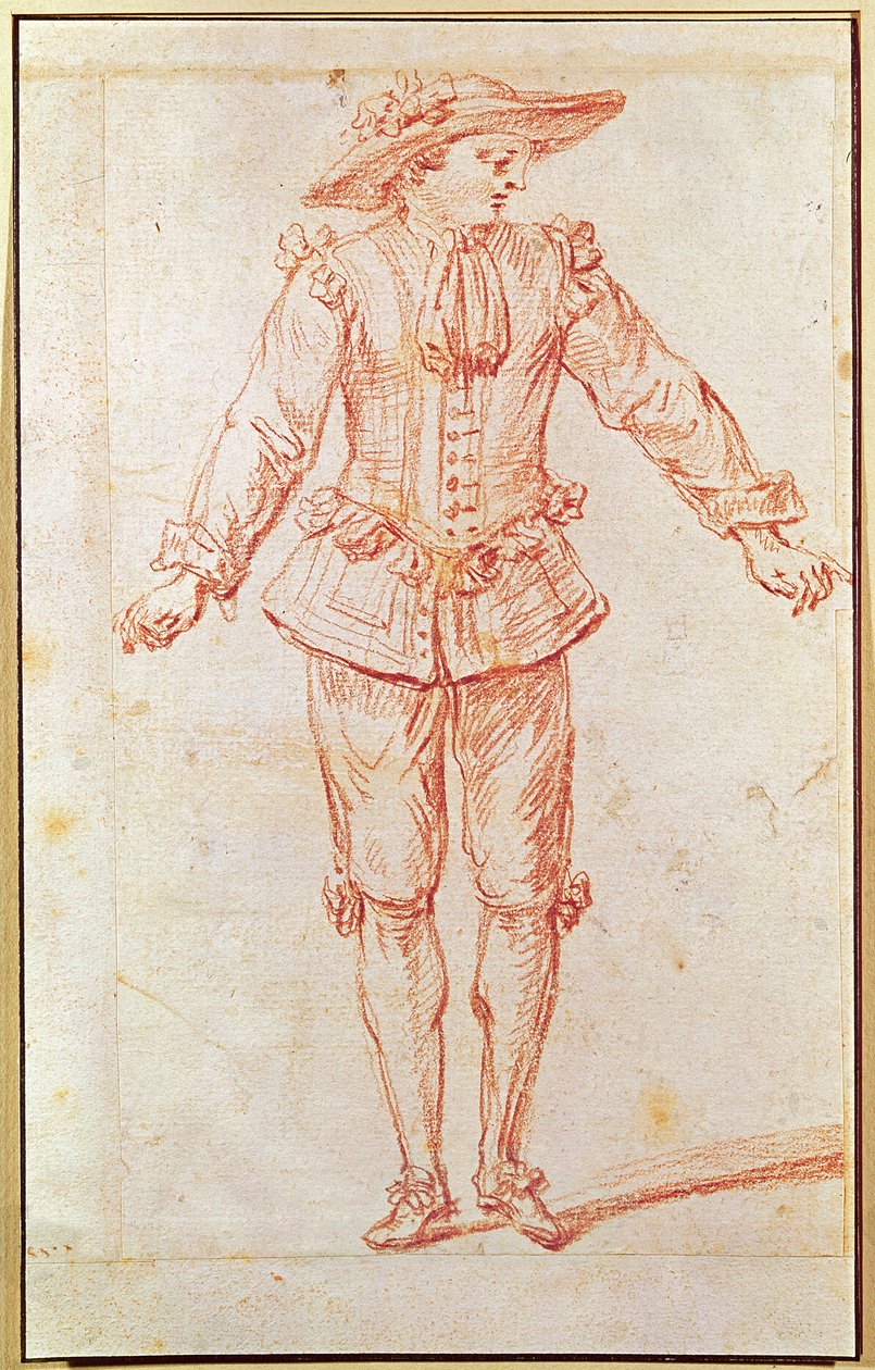 Um dançarino da Ópera de Paris de Jean Antoine Watteau