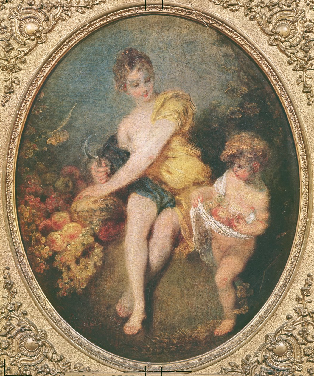 Outono, c.1716 de Jean Antoine Watteau