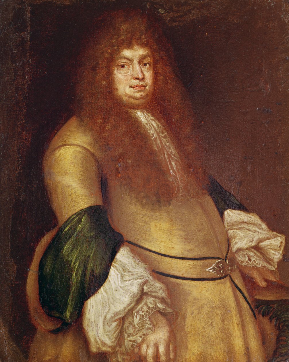 Retrato de Antoine de la Roque, c.1721 (óleo sobre madeira) de Jean Antoine Watteau