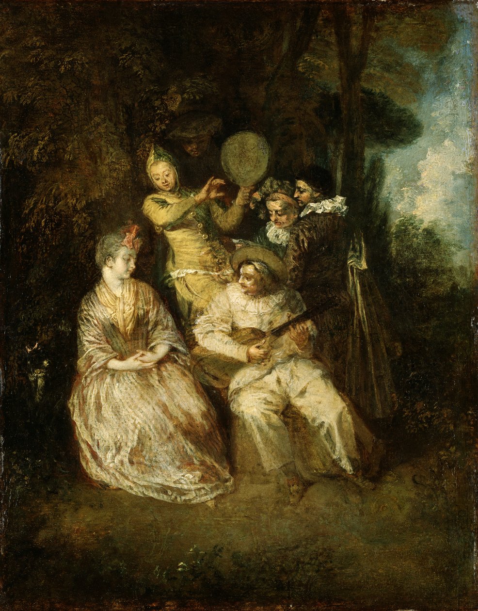A Serenata Italiana de Jean Antoine Watteau