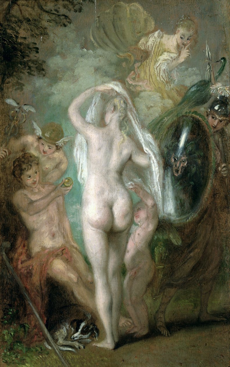 O julgamento de Paris de Jean Antoine Watteau