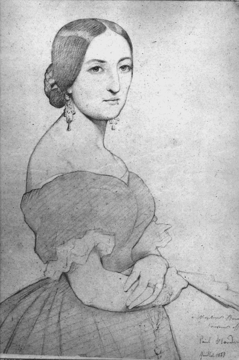Retrato de Mme Bouchot Nascimento Camp de Pedros de Jean Auguste Dominique Ingres