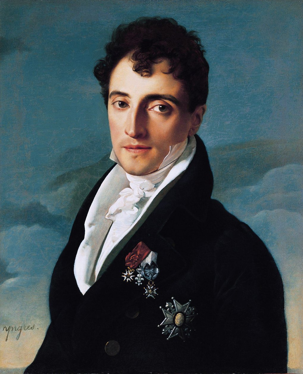 Barão Joseph-Pierre Vialetès de Mortarieu de Jean Auguste Dominique Ingres
