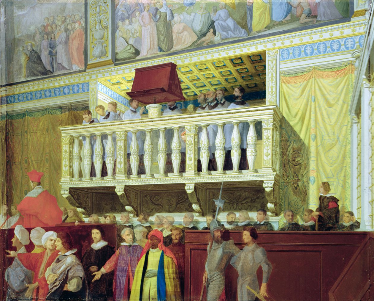 Cantoria na Capela Sistina de Jean Auguste Dominique Ingres