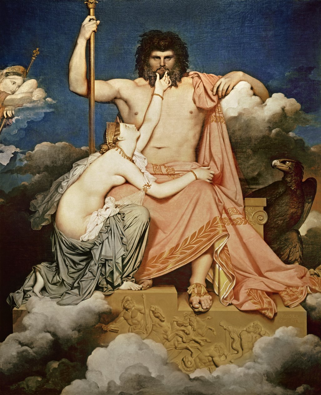 Júpiter e Thetis, 1811 de Jean Auguste Dominique Ingres