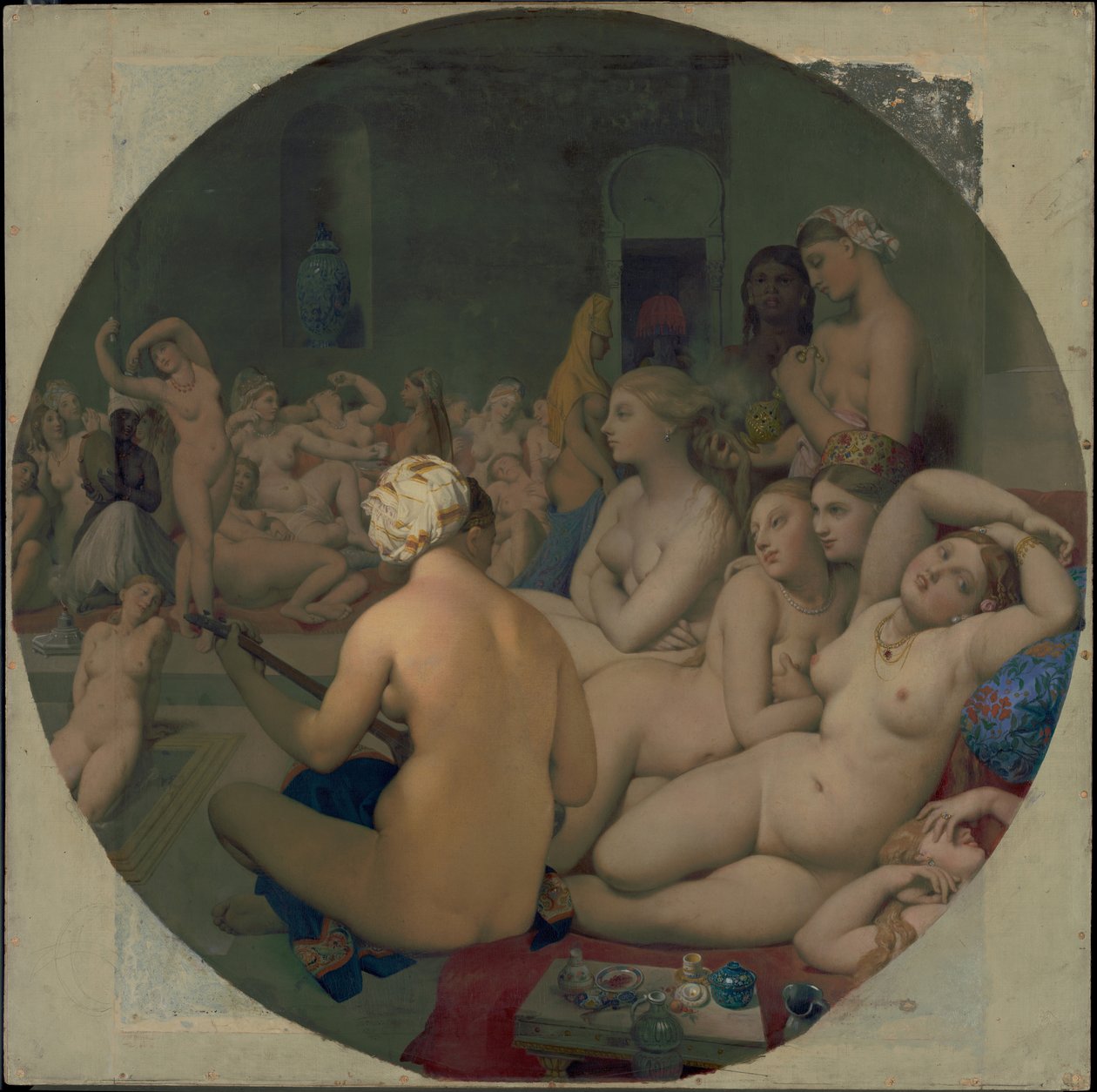 Banho turco de Jean Auguste Dominique Ingres