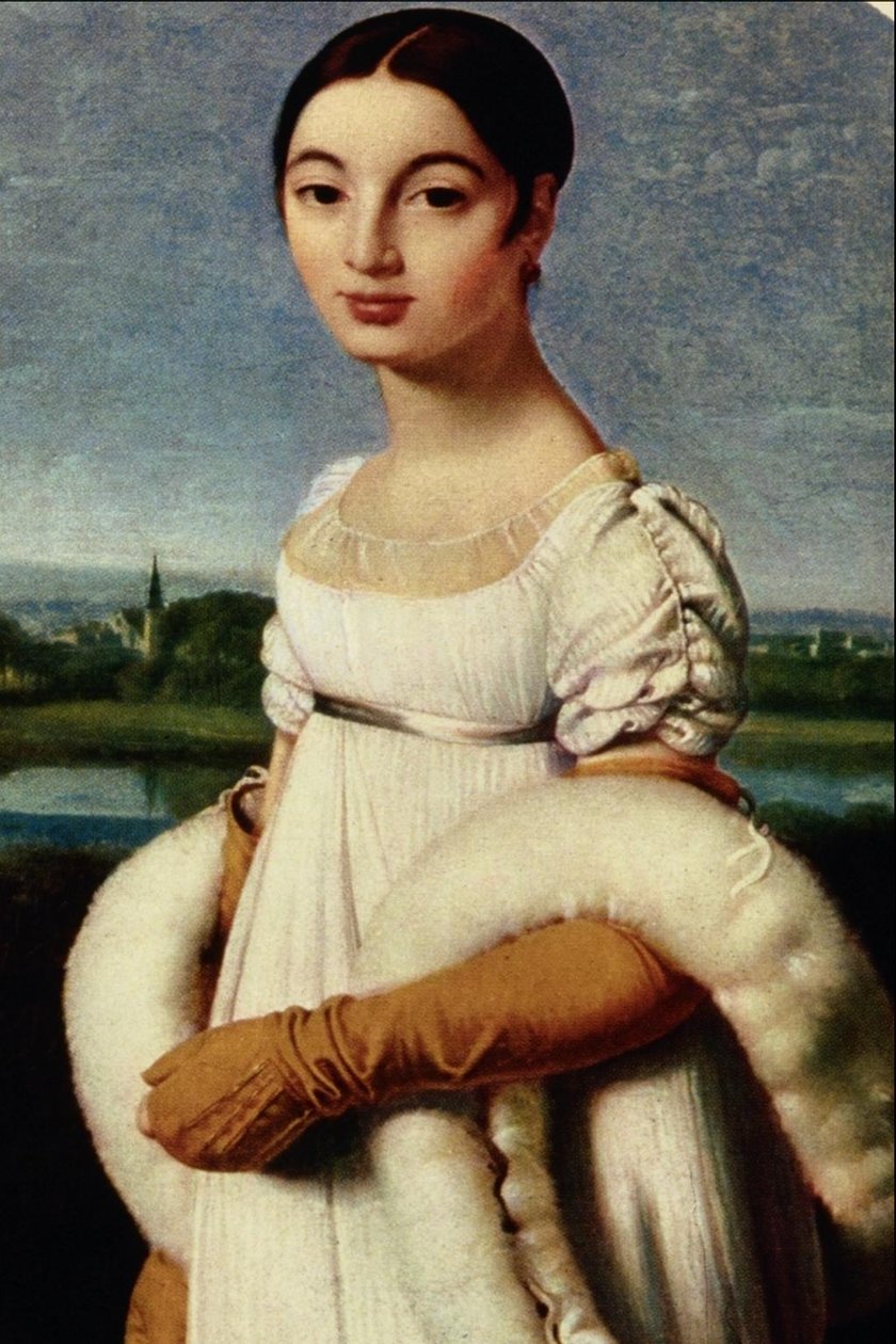 Retrato, mademoiselle, riviere de Jean Auguste Dominique Ingres
