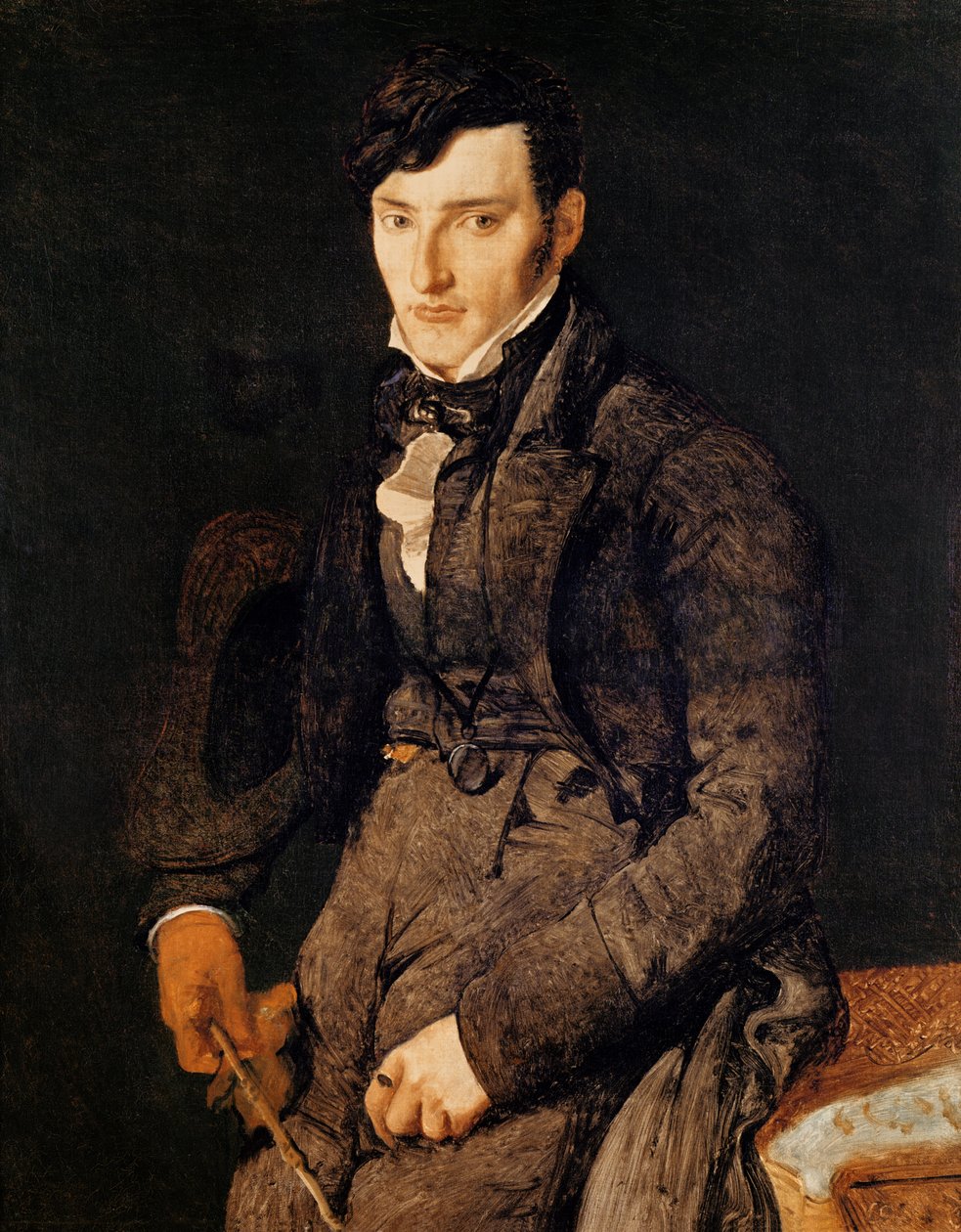 Retrato de Jean-Pierre Francois Gilibert (1783-1850) 1804-05 de Jean Auguste Dominique Ingres