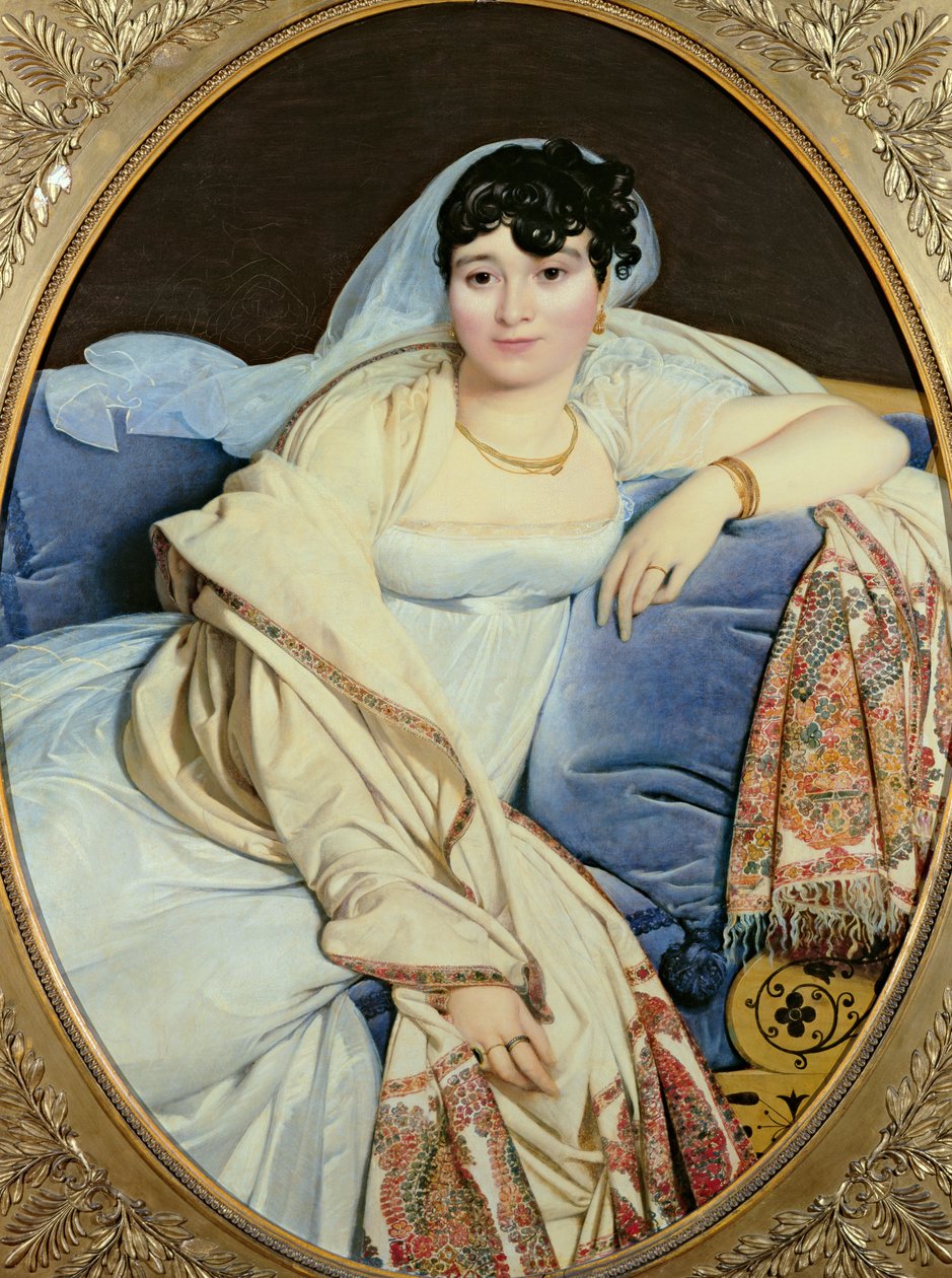 Retrato de Madame Riviere (177374-1848) nee Marie Françoise Jacquette Bibiane Blot de Beauregard, 1805 de Jean Auguste Dominique Ingres