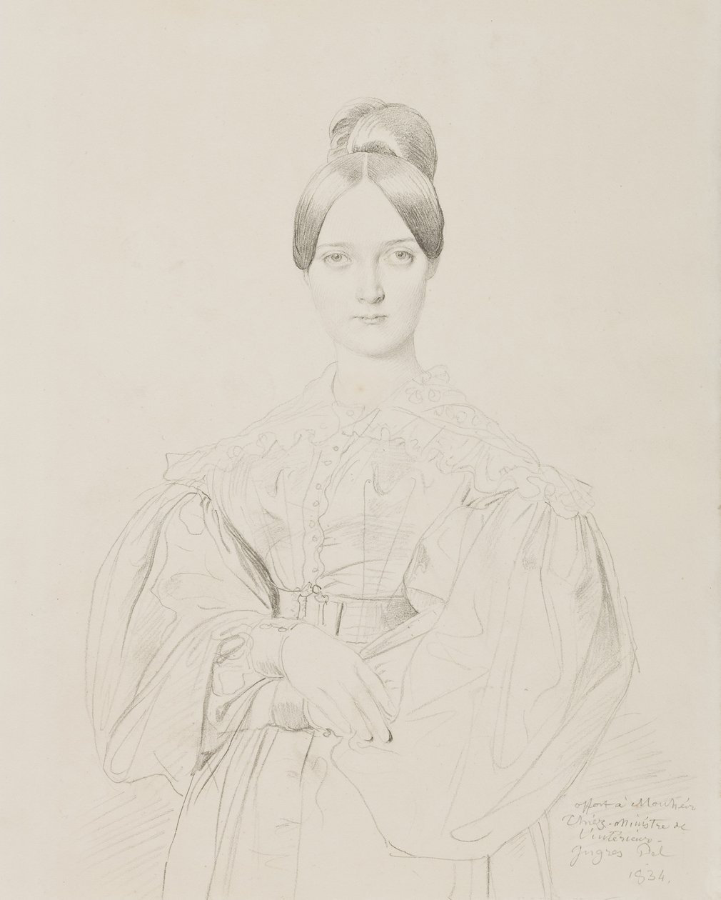 Retrato de Madame Thiers, 1834 de Jean Auguste Dominique Ingres