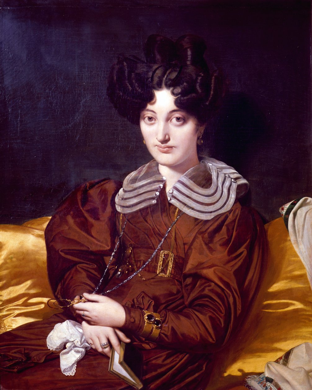 Retrato de Suzanne Clarisse de Salvaing de Boisseiu, Madame Marcotte de Sainte-Marie, 1826 de Jean Auguste Dominique Ingres