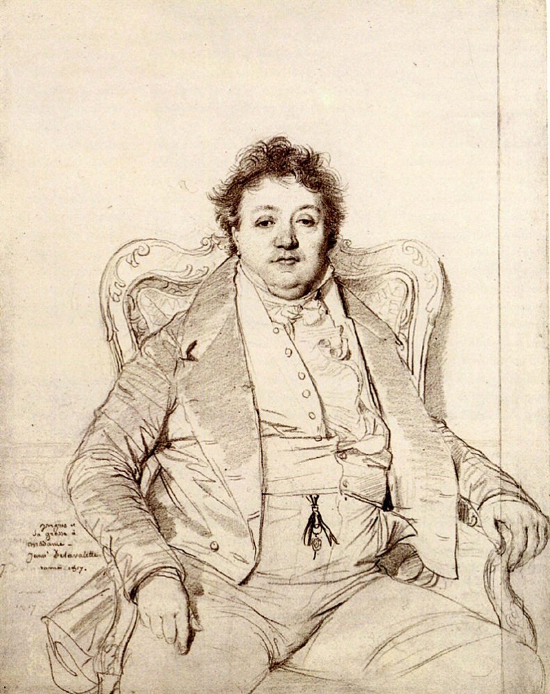 Retrato de Ingres de Jean Auguste Dominique Ingres
