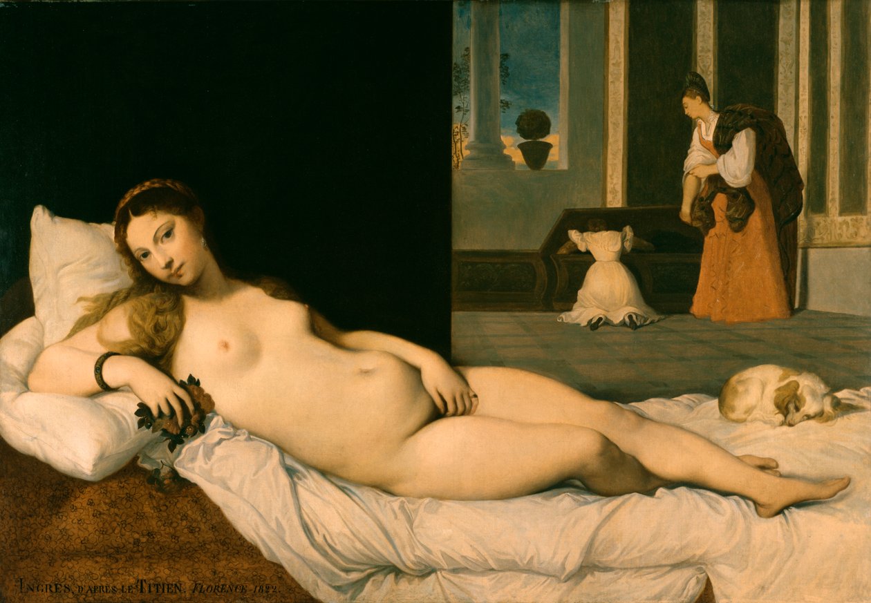 Vênus Reclinável de Jean Auguste Dominique Ingres
