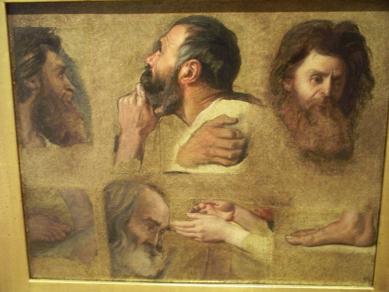 Estudos para Jesus entre os doutores de Jean Auguste Dominique Ingres