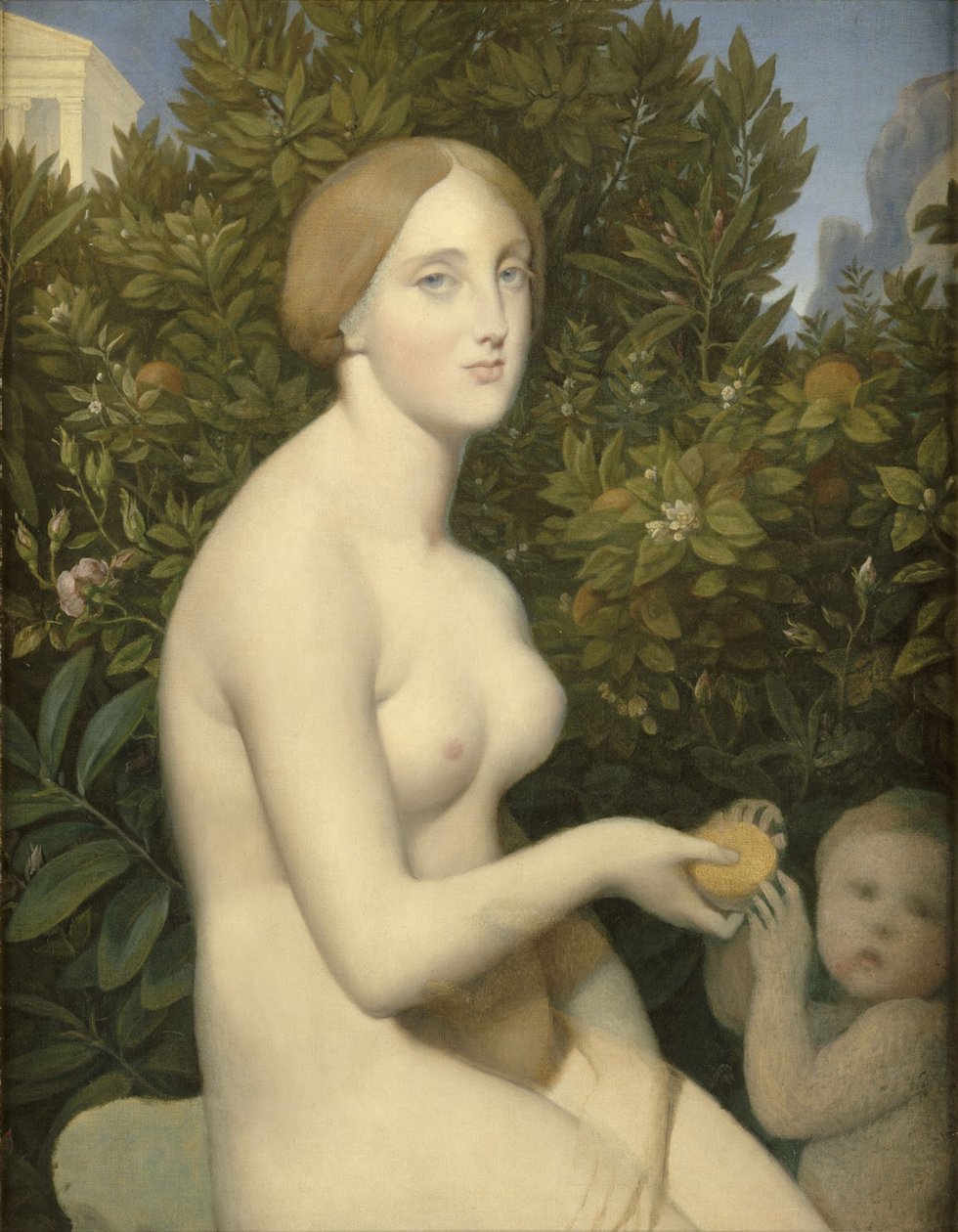 Vênus em Paphos de Jean Auguste Dominique Ingres