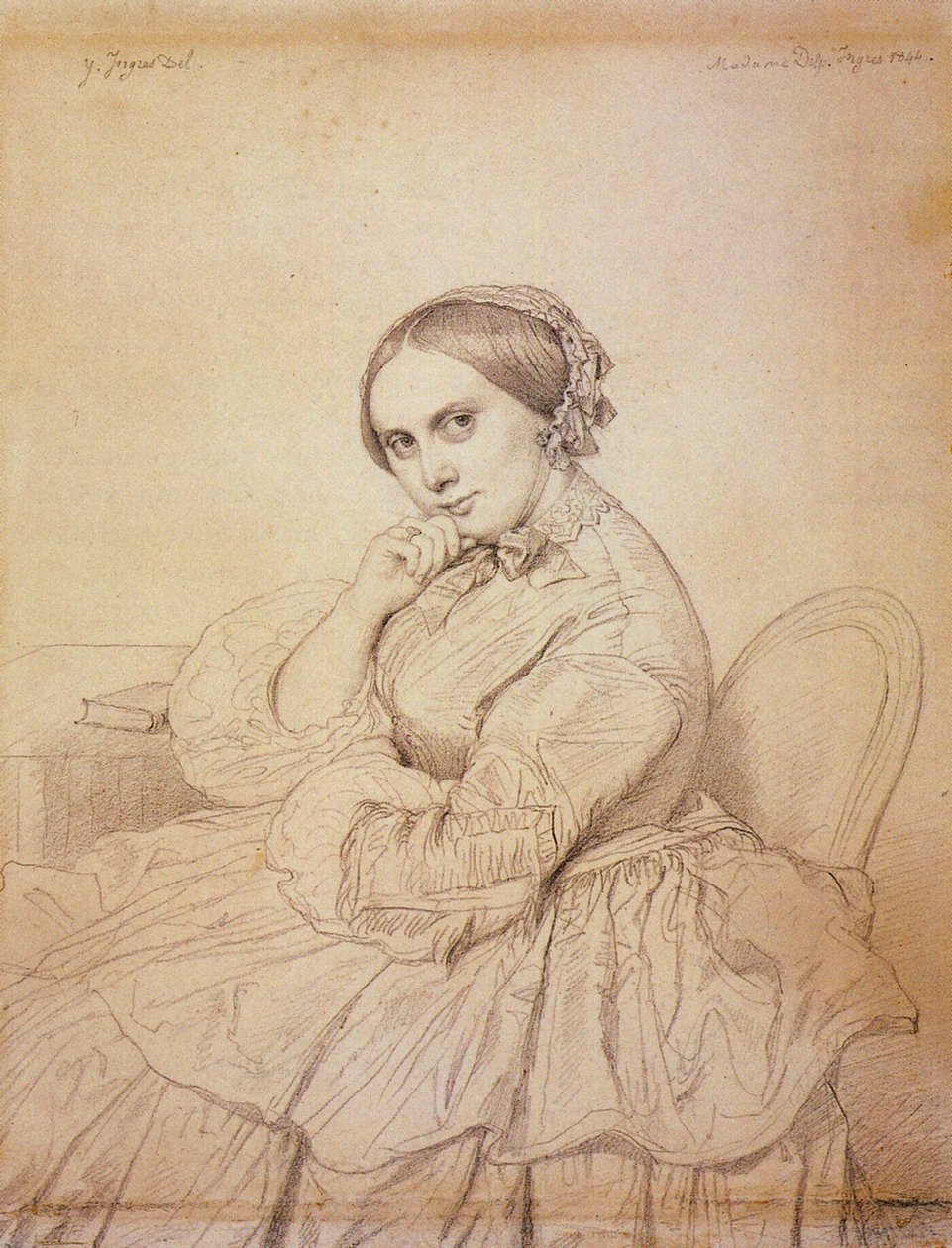 retrato de Delphine Ramel de Jean Auguste Dominique Ingres