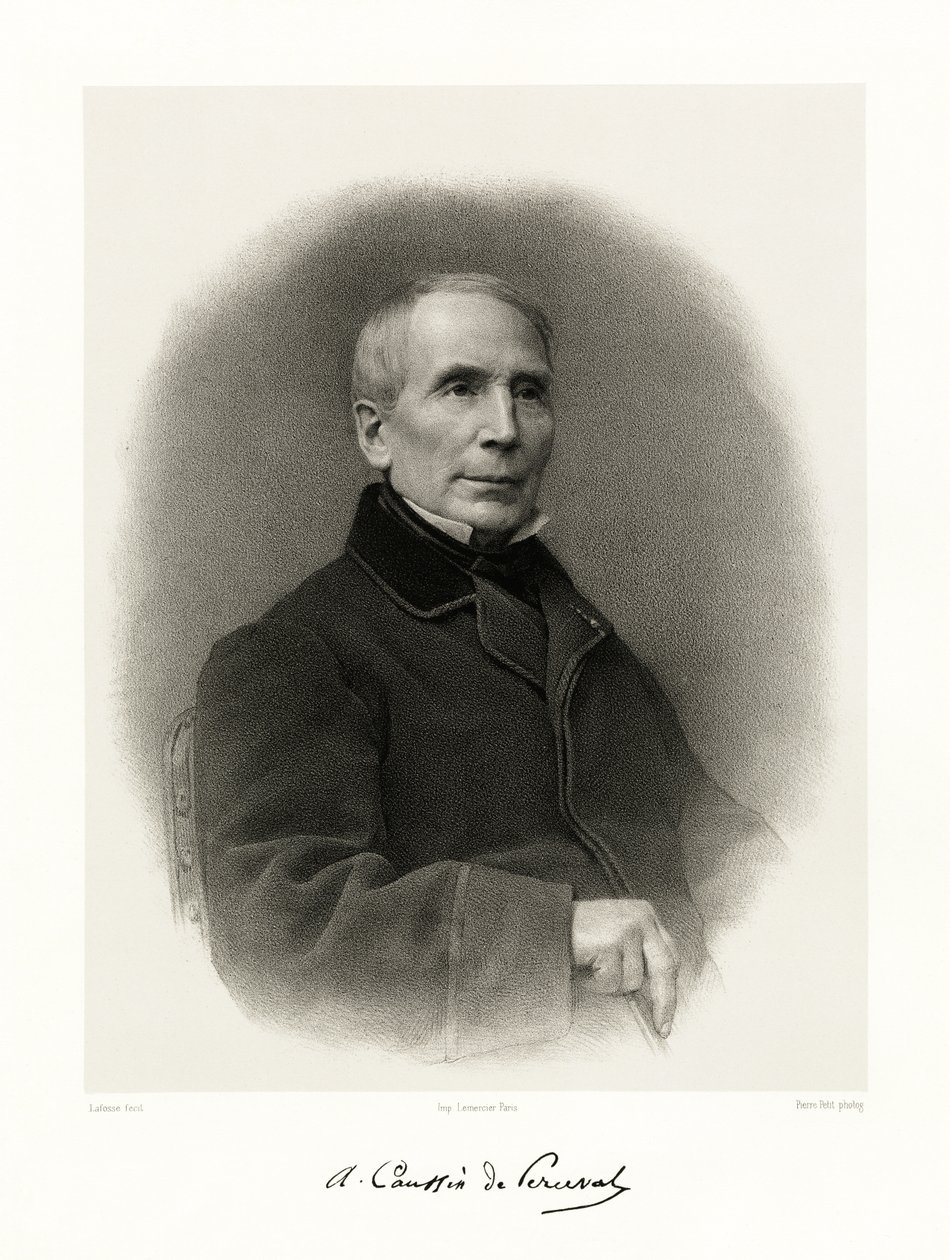 Armand Pierre Caussin de Perceval, 1865-66 de Jean Baptiste Adolphe Lafosse