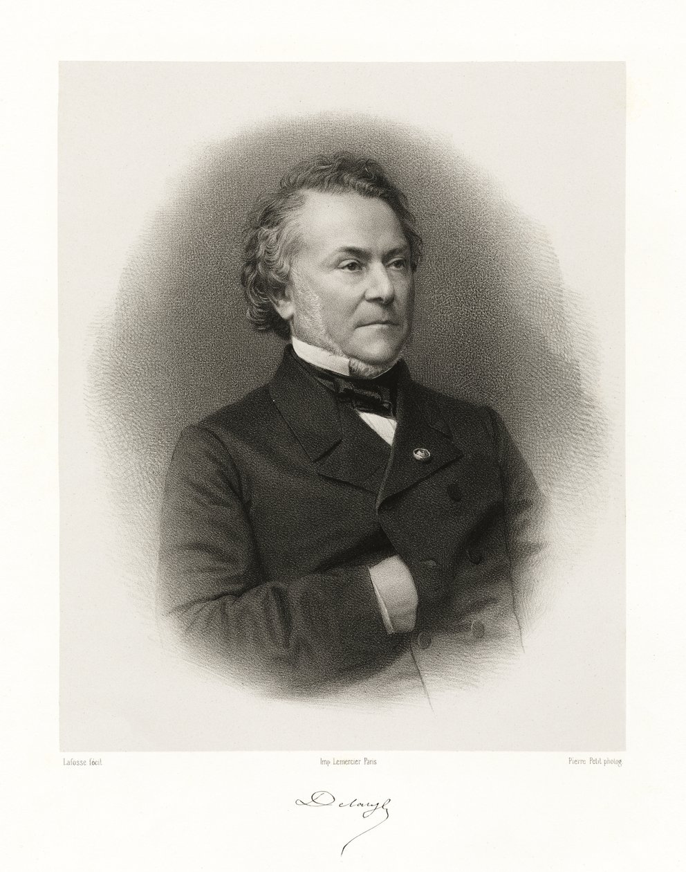 Claude Alphonse Delangle, 1865-66 de Jean Baptiste Adolphe Lafosse
