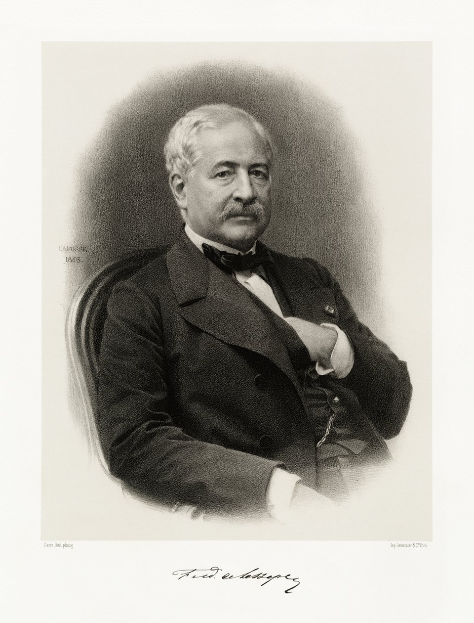 Ferdinand de Lesseps, 1865-66 de Jean Baptiste Adolphe Lafosse