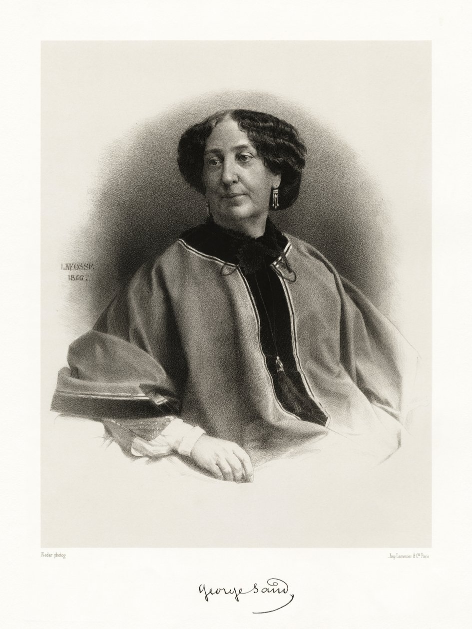 Georges Sand, 1865-66 de Jean Baptiste Adolphe Lafosse