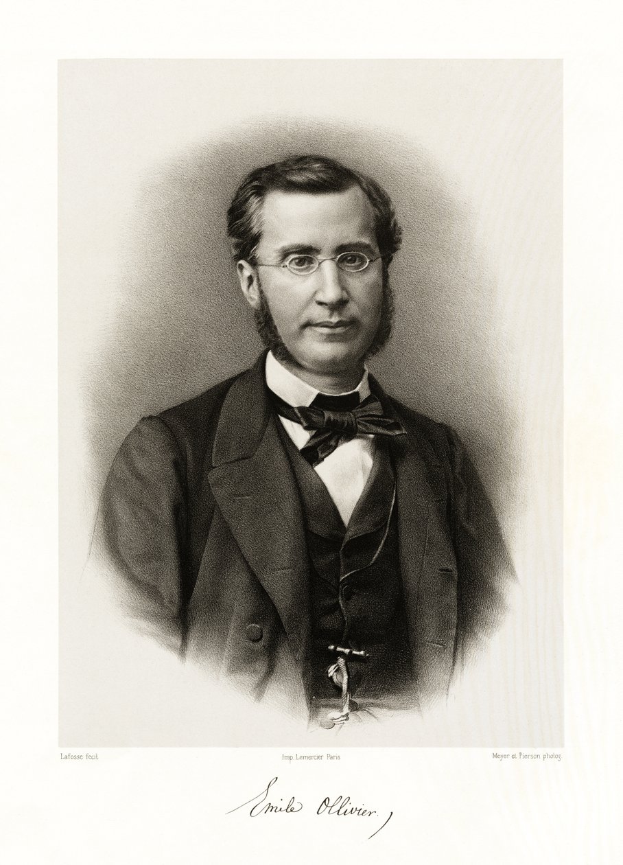 Émile Olivier Ollivier, 1865-66 de Jean Baptiste Adolphe Lafosse