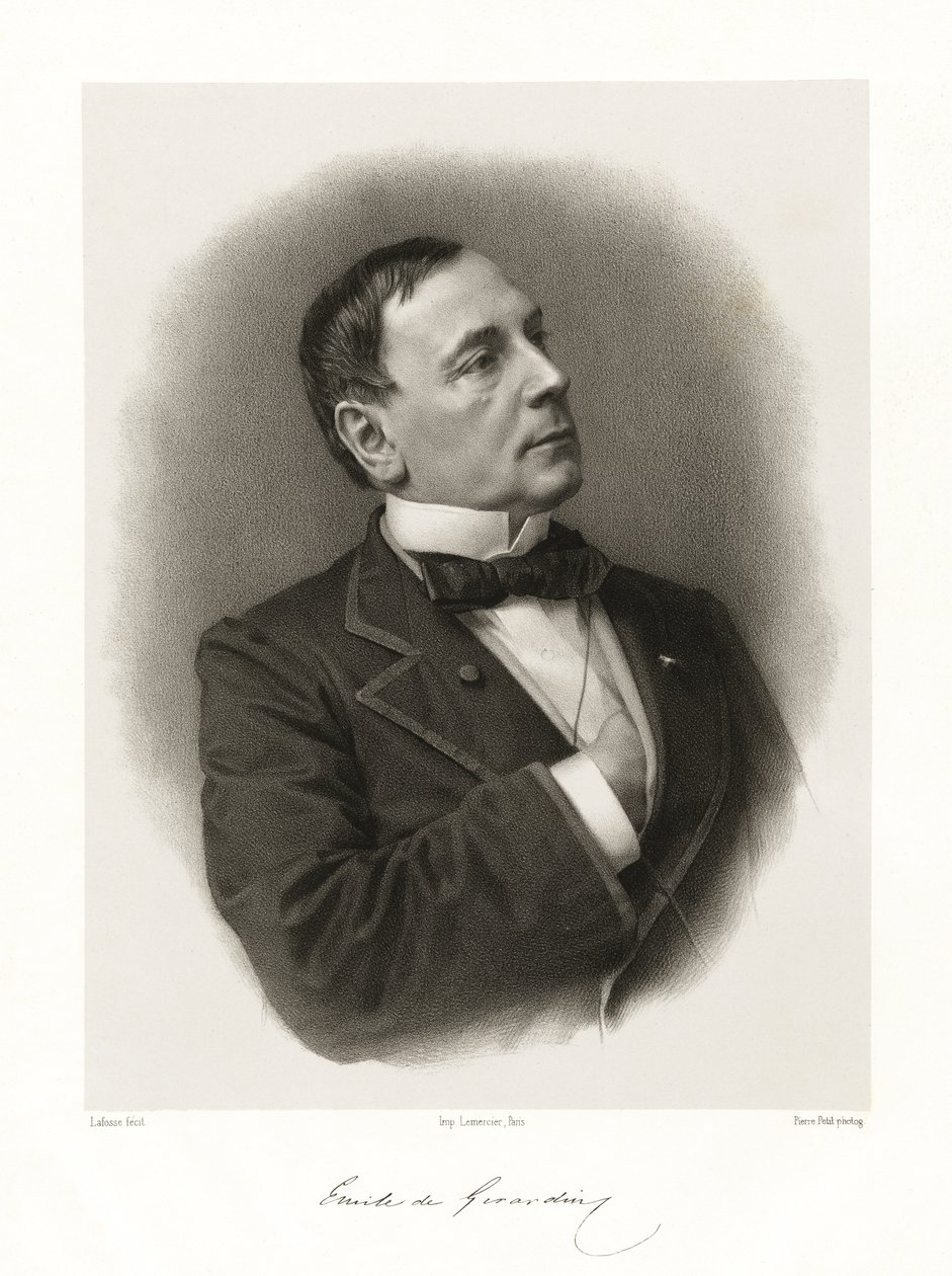 Emil de Girardin, 1865-66 de Jean Baptiste Adolphe Lafosse