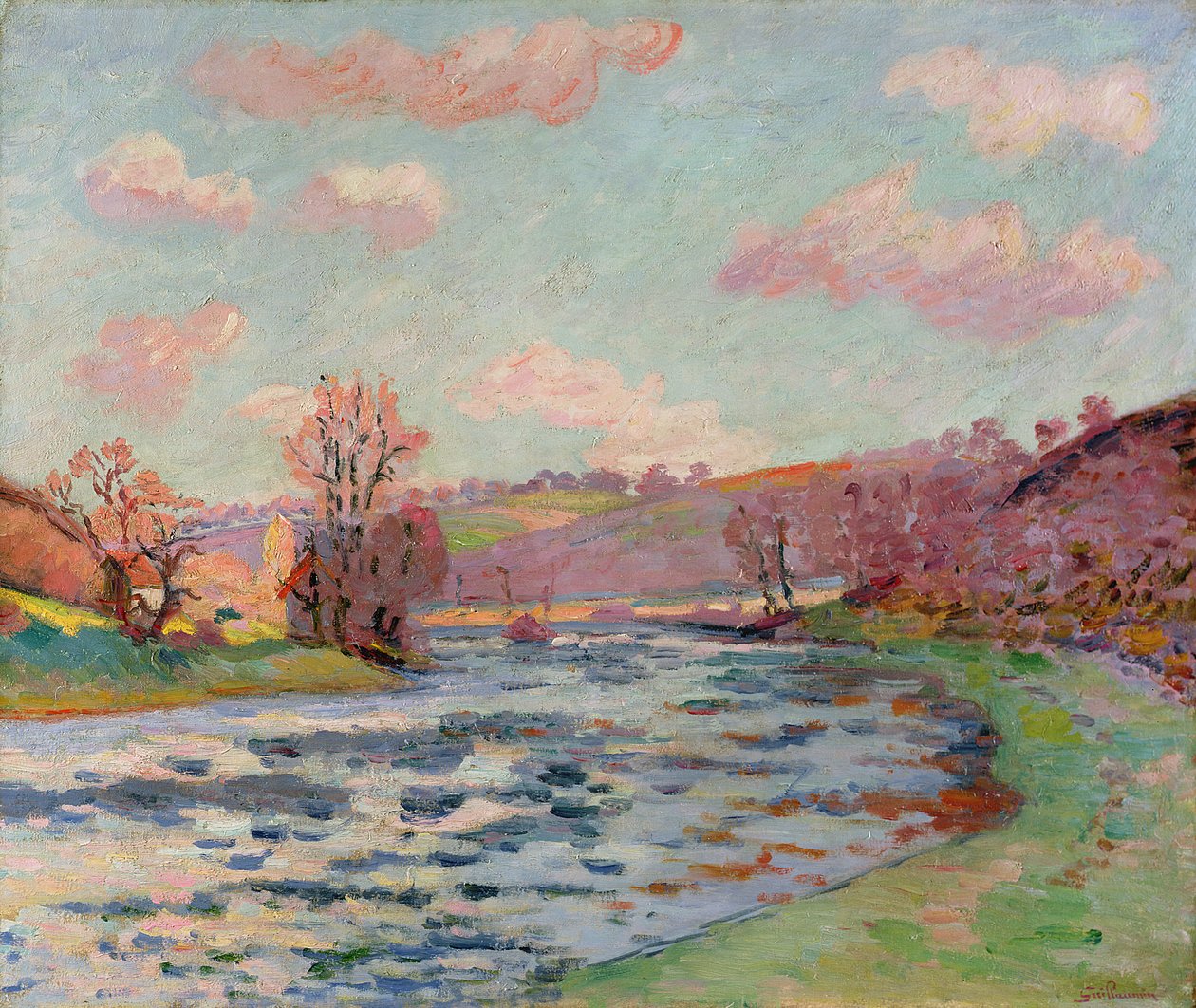 Bancos do Creuse, Limousin, c.1912 de Jean Baptiste Armand Guillaumin