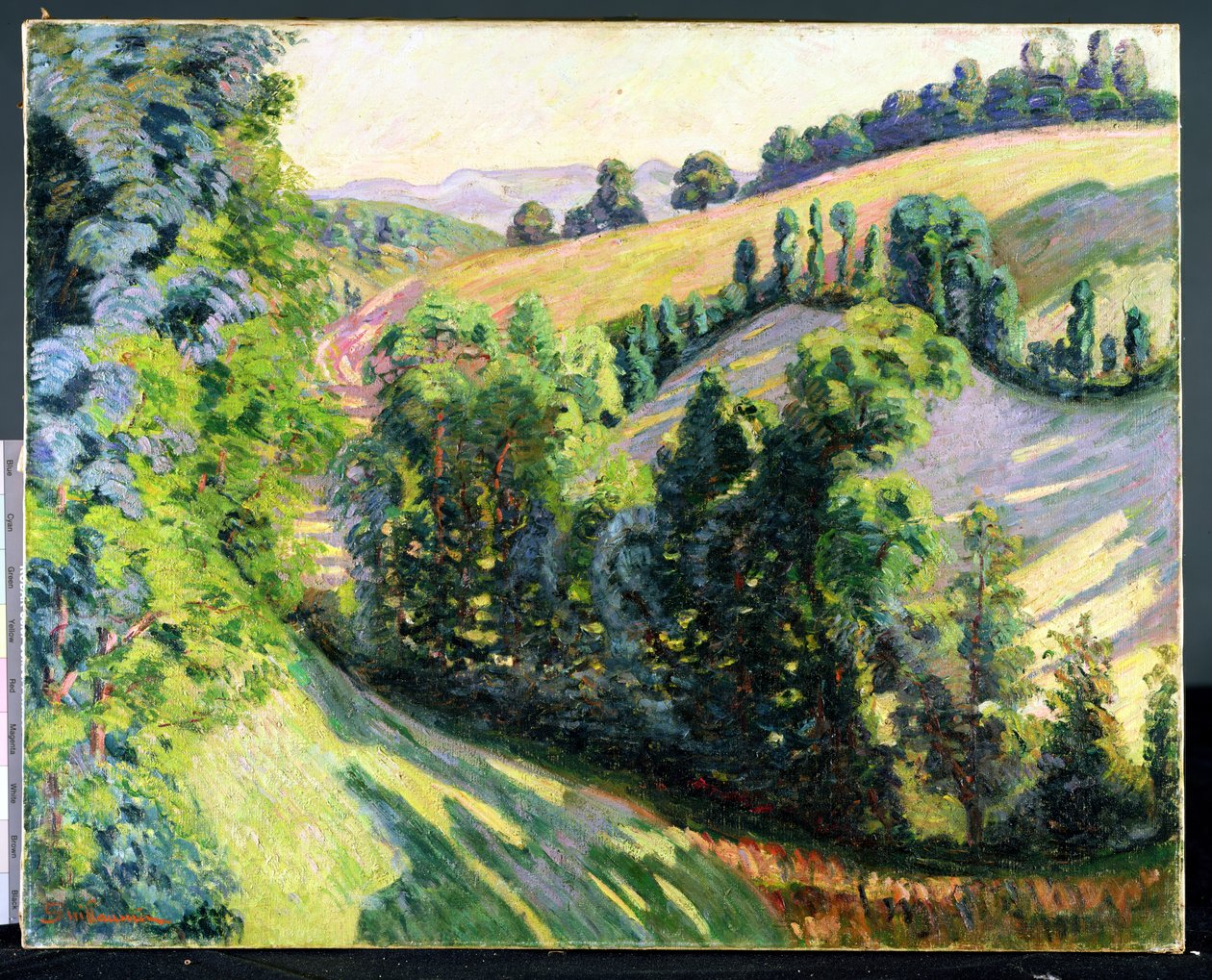Paisagem em Pontgibaud, c.1895 de Jean Baptiste Armand Guillaumin