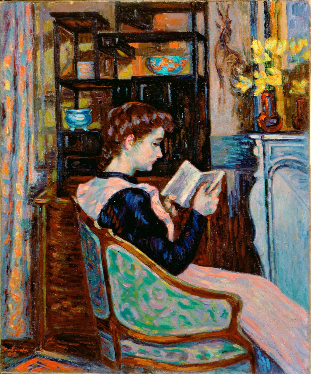 Mlle. Leitura de Guillaumin, 1907 de Jean Baptiste Armand Guillaumin