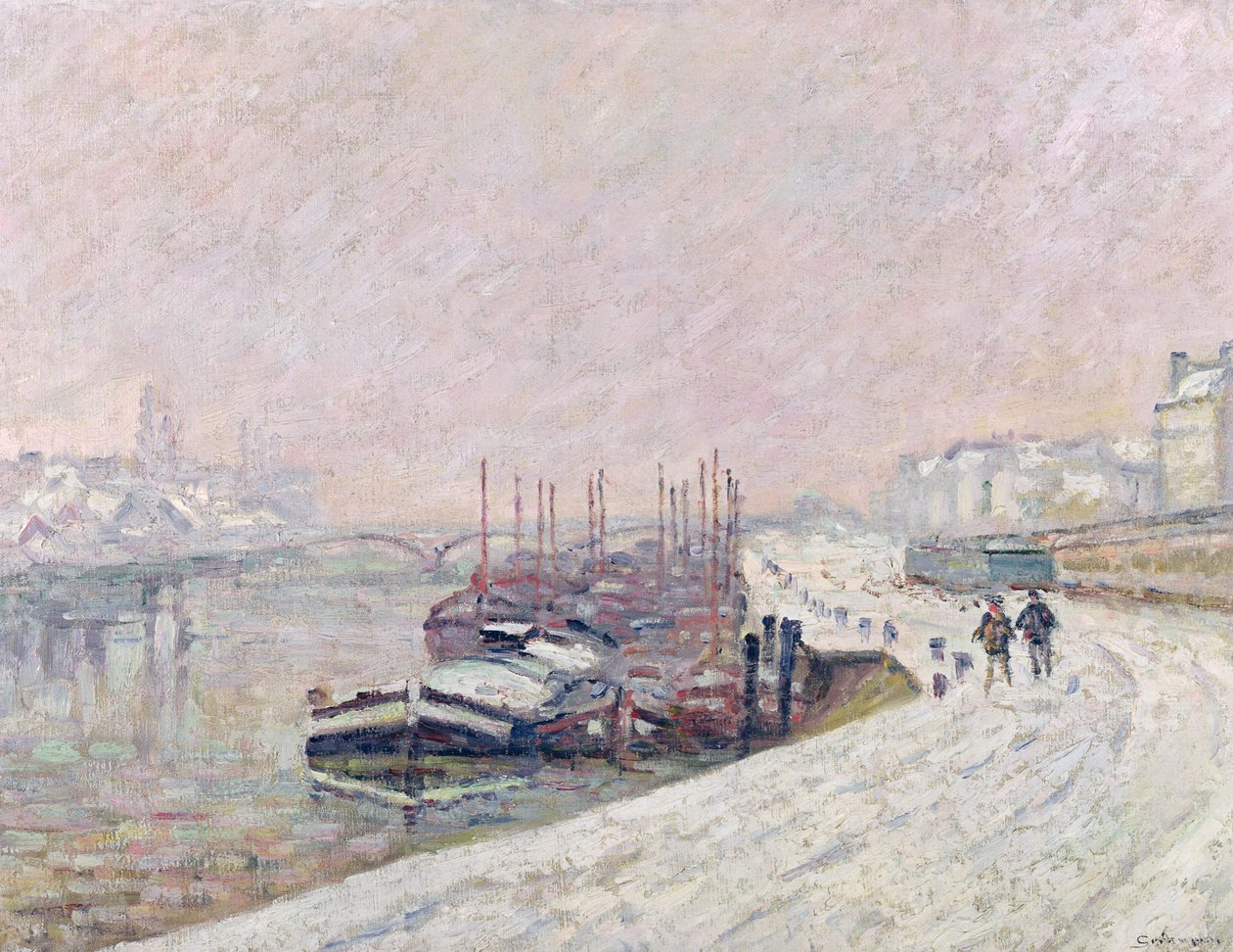 Neve em Rouen de Jean Baptiste Armand Guillaumin