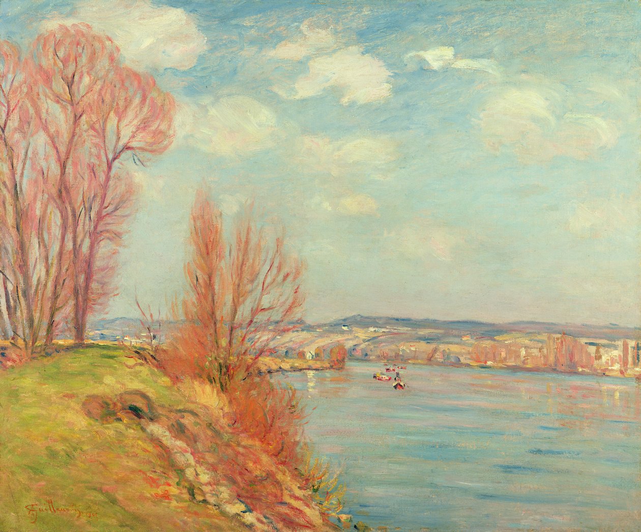 A baía e o rio, 1901 de Jean Baptiste Armand Guillaumin