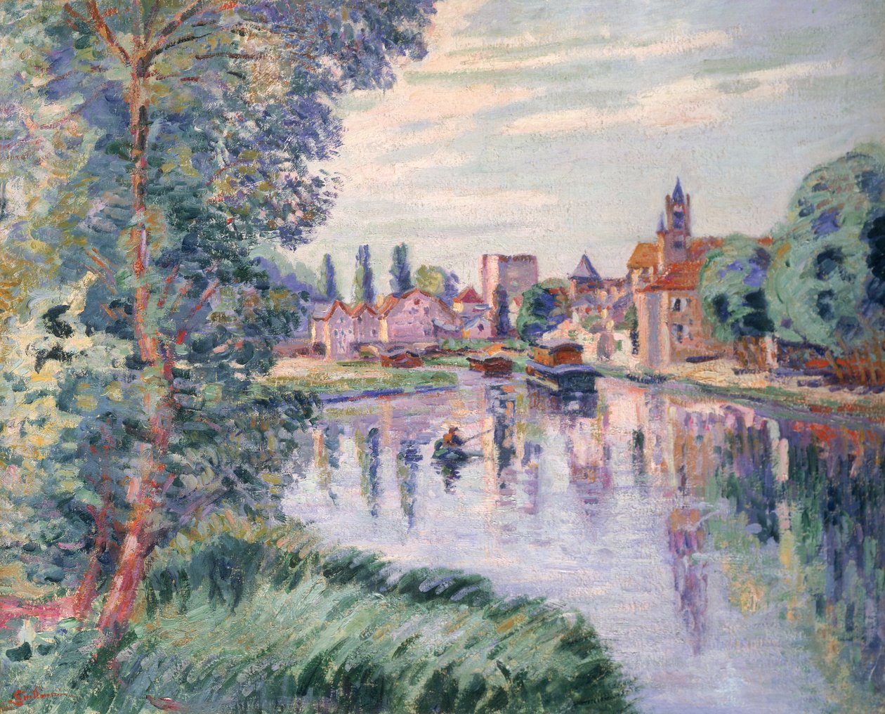 O velho Samois, c.1900 de Jean Baptiste Armand Guillaumin