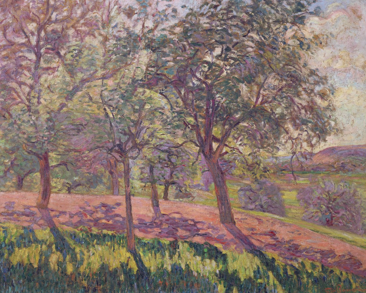 A região de Saint Cheron, Primavera, c.1886 de Jean Baptiste Armand Guillaumin